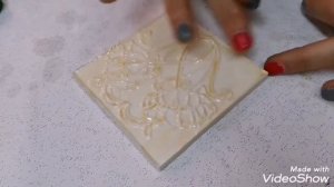 Двухшаговый кракелюр Фарфоровый от ProArt на плитке