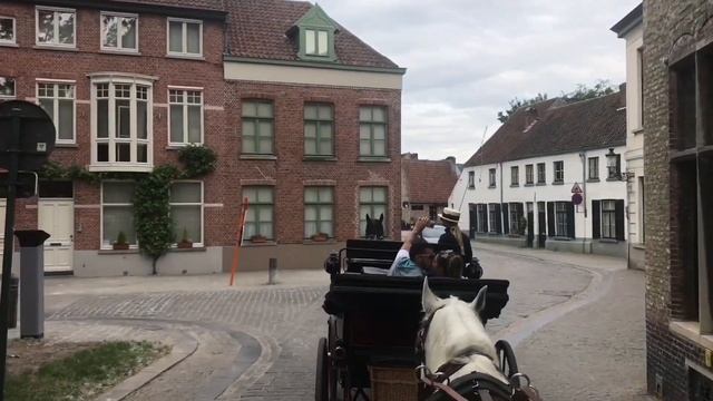 ? Достопримечательности Брюгге во время прогулки на карете. смотреть онлайн