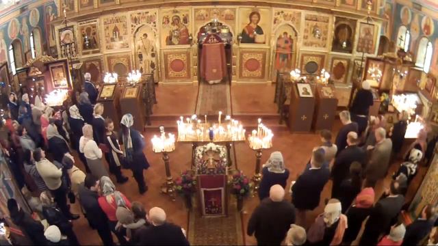 2017.03.19. Неделя Крестопоклонная. Литургия смотреть онлайн