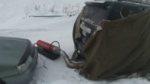 Toyota Land Cruiser Prado дизель отогрев  запуск в -30