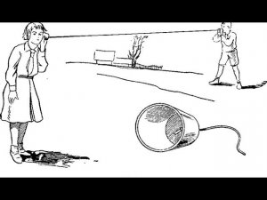 Сделал ниточный рабочий телефон из банок и верёвки!