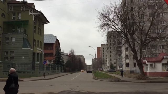 Прогулки по Рыбинску. По Карякинской улице до Свободы. Рыбинск в ноябре 2020 смотреть онлайн