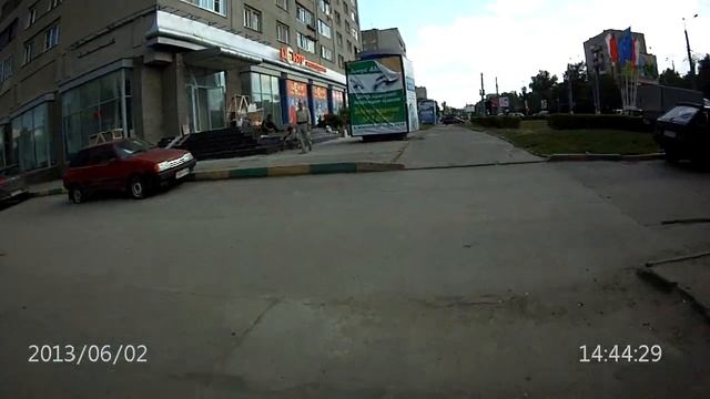 Action камера RD32II 720p 60fps день, закреплен на руле смотреть онлайн