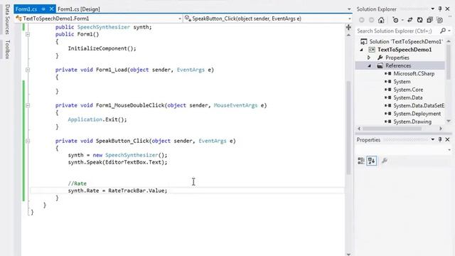 C# Projects- My Talking App Or Text to Speech App By Farooq Ahmed Part 2 ProgrammingFun