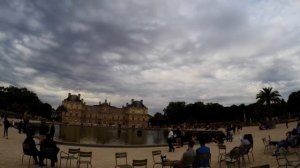 Luxembourg Park with Rain Clouds | Paris | Time Lapse HD | GoPro HERO4 Black