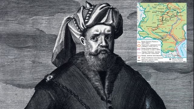 Видеоролик, повествующий о походе Степана Разина на Дербент