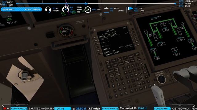 BOEING 747-8 -- Panama (MPTO) - St Maarten (TNCM) - VATSIM ✈ X- Plane 11 смотреть онлайн