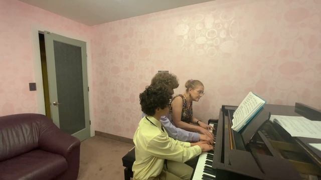 Samba for piano 6 hands by V. Gurin смотреть онлайн