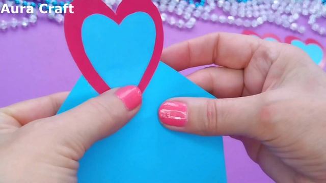 Подарочный конверт для денег  из бумаги  своими руками за 5 минут