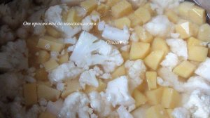 Суп-пюре из цветной капусты