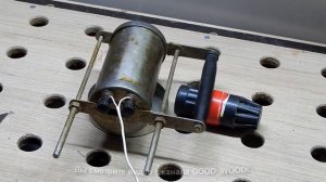 Мини печка для ножеделов, поместится на ладони. Мини муфельная печь.