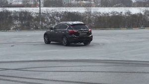 Infiniti ex 35 по льду