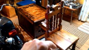 Реставрация стулье и покраска морилкой