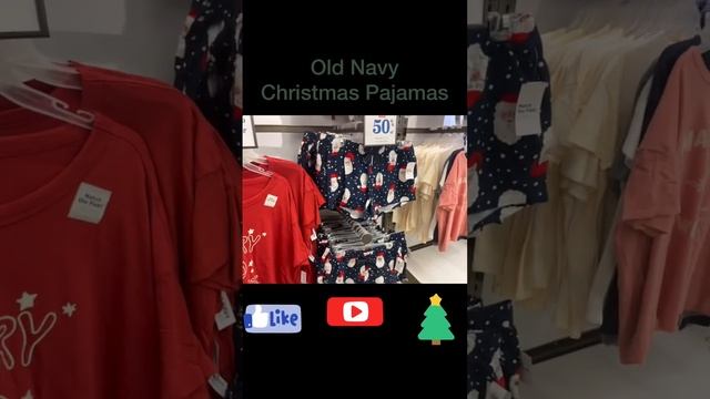 Old Navy Christmas Pajamas for the Family Shop with Me #christmas