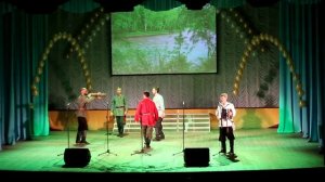 Русская мужская пляска с бревном