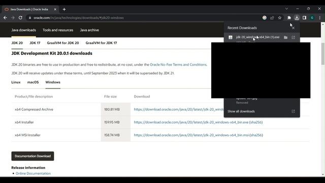 installing Java on Windows 11 - 2023 | JDK20 | Latest version install