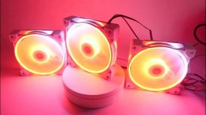 Вентиляторы ID Cooling ZF 12025 ARGB TRIO SNOW 3 в 1