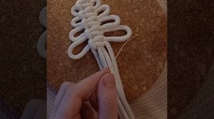 Самая простая новогодняя ёлка макраме мастер класс