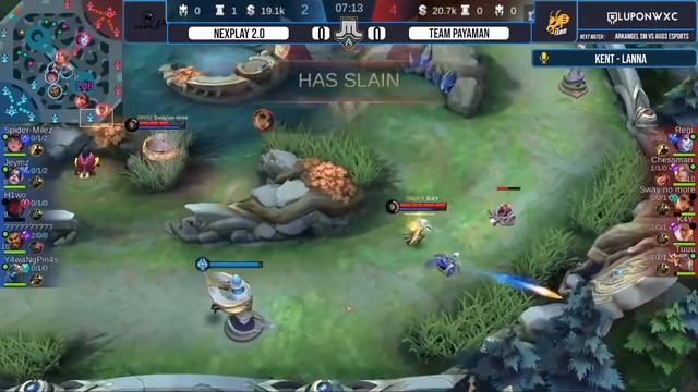 NEXPLAY 2 0 VS TEAM PAYAMAN GAME#1 JUST ML CUP D7 MATCH#19
