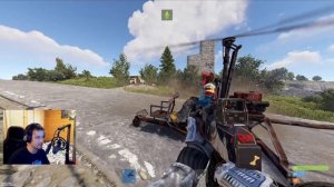 ДД ЗАСТАВИЛ его ЛЕТАТЬ на КОПТЕРЕ и вот что ПОЛУЧИЛОСЬ в РАСТ/RUST