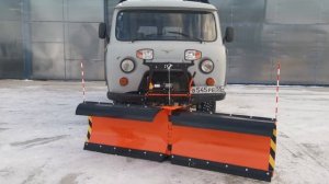 Снегоуборочный отвал (клин) под лебедку для вашего автомобиля!