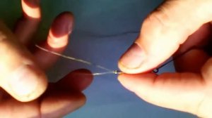 Рыбацкие хитрости.  Как быстро связать снасть?