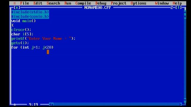 Print Your Name in Multicolor in C Language