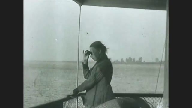 Кинохроника. Надежда Крупская в круизе по Волге, 1920. Nadezhda Krupskaya On A Cruise On The Volga.