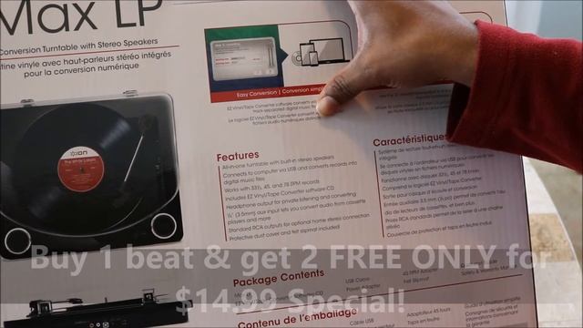 ION Audio Max LP Unboxing - Easy way to get Vinyl or cassette to CD/digital format DJPHANATICBEATS смотреть онлайн