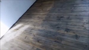 Деревянные полы 4 часть , в частном доме, покраска маслом, своими руками.