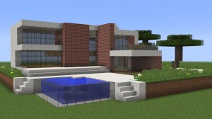 Майнкрафт  - Как построить современный дом РУКОВОДСТВО #3 Minecraft