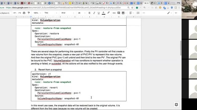 Kubernetes SIG Storage - Volume Snapshot Workgroup 20180709 смотреть онлайн