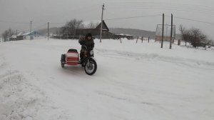 ДРИФТ НА ИЖАХ. ИЖ Планеты с люлькой зимой.