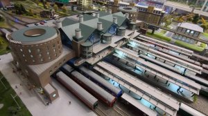 Музей РЖД на Рижском вокзале Макет железной дороги, поезда и вагоны