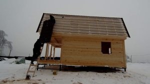 Строим классный дом из бруса под ключ!!! Планировка дома 6х8