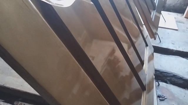 Обзор Покраска деревянных дверей,що получилось!