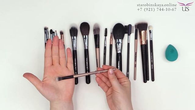 ? Обзор профессиональных кистей для макияжа "MakeUpSecret" от визажиста Ульяны Старобинской. смотреть онлайн