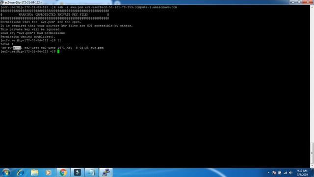 How To Resolve UNPROTECTED PRIVATE KEY FILE Issue Of Our EC2 Server | AWS in English | Raj Gupta смотреть онлайн