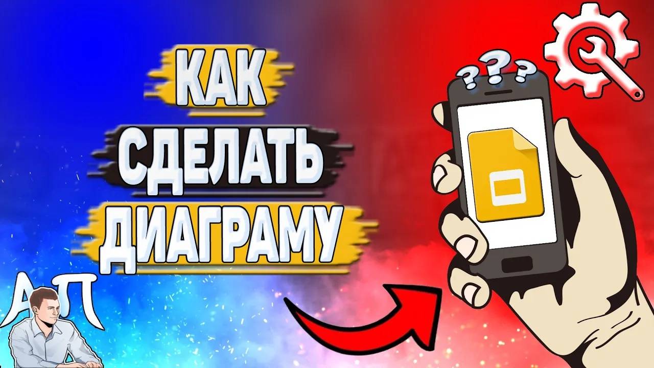 Как сделать диаграмму в Гугл презентации?