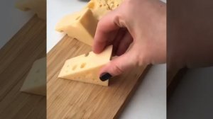 Красивая нарезка сыра ?