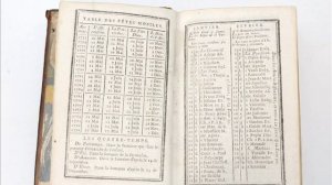 Книга Франция Париж 1773 Церковная служба