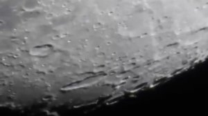 Moon- Telescope Zoom Video 2