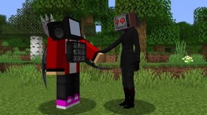 JJ MARRIED a TV WOMAN? MIKEY TV MAN LOST a FRIEND? in Minecraft - Maizen