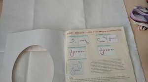 Вышивка крестиком "Пионы и дельфиниумы". Обзор набора от Амишоп (Алиэкспресс).