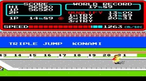 Track & Field (NES, 1987) Уровень 6 Triple jump