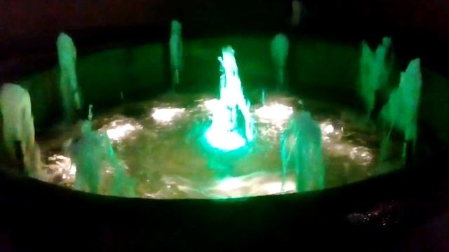 Каскадная лестница в Кисловодске. Ночь