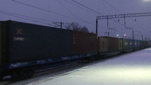 Электровоз ВЛ80Т-769 с грузовым поездом