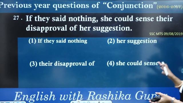 DAY - 02 || Conjunction || 30 दिन 30 मैराथन || 70 Questions in 60 Minutes || By Rashika Ma'am || смотреть онлайн
