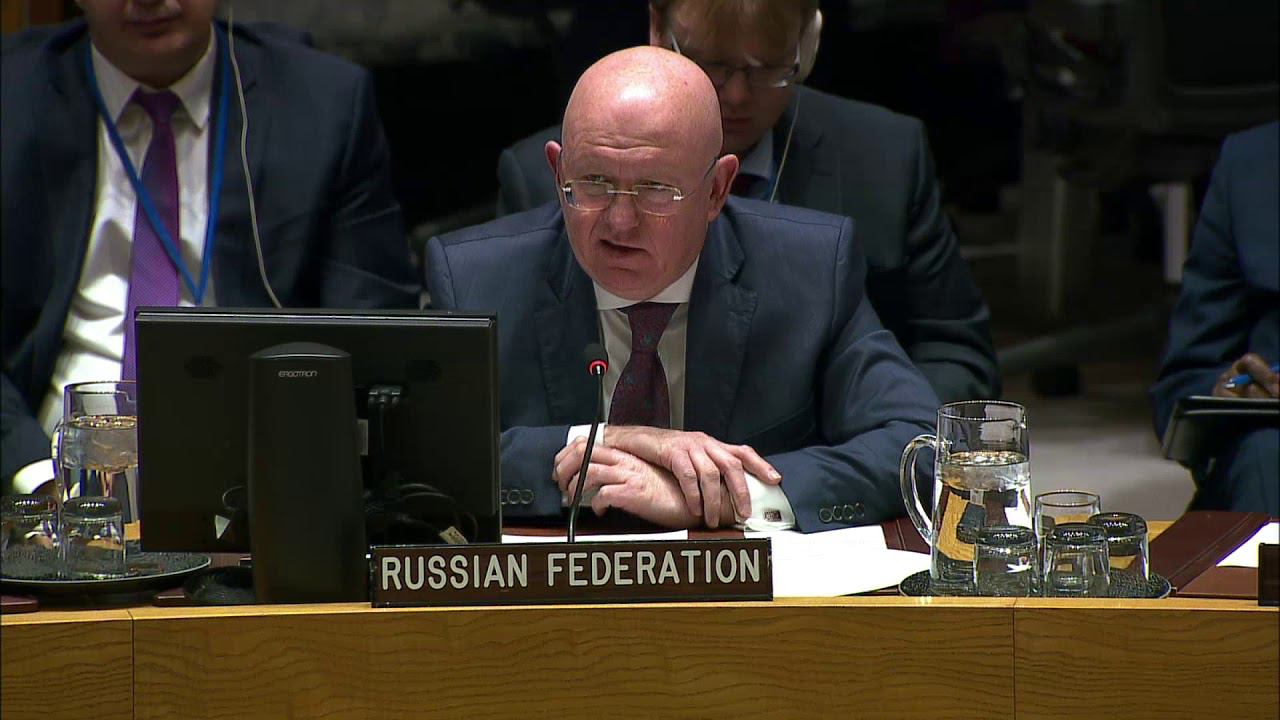 Amb. Nebenzia at UNSC debate on Mercenary activities as a source of insecurity in Africa