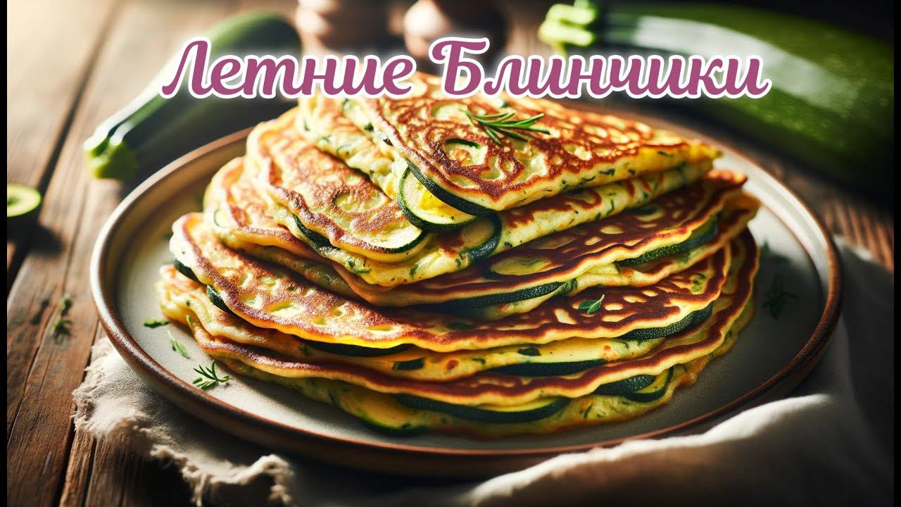 Домашние Блины с Кабачками: Лучший Летний Рецепт! смотреть онлайн